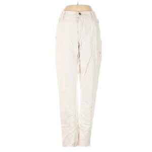 White Frame Denim/Linen Blend Pants